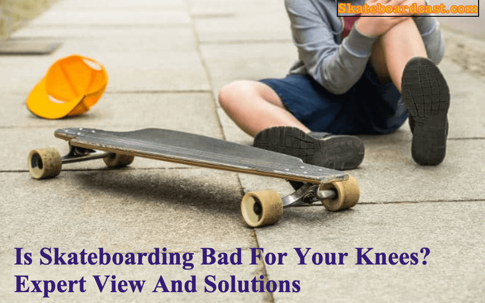 Expert view on the impact of skateboarding on knees and potential solutions.